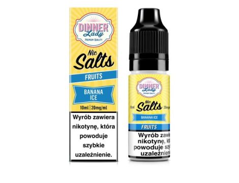 Liquid Dinner Lady Salt 20mg - Banana Ice